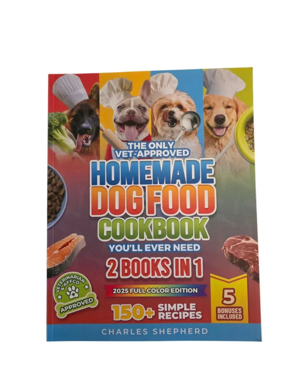 Homemade Dog Food Cookbook Bundle Vet Approved Recipes Pet Nutrition Books 2025